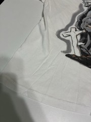 Jesus Crucifix Shirt XL White Religious Christian Streetwear SKater Grunge Y2K