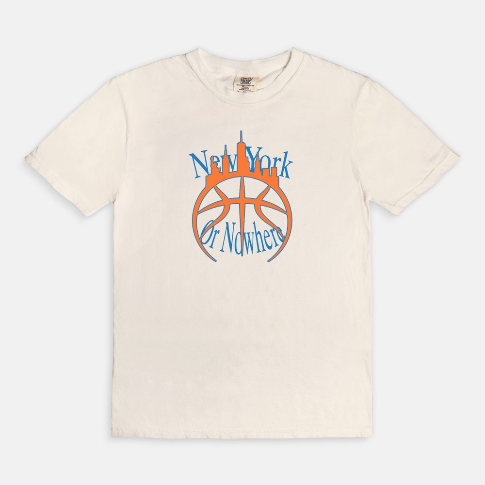 New York Or Nowhere Knicks Basketball T-Shirt Size S-4XL