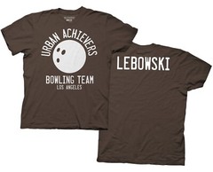 Ripple Junction | Big Lebowski Urban Achievers Bowling T-Shirt | Brown