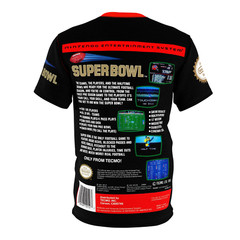 Tecmo Super Bowl 1991 NES Retro Video Game Nintendo Box Cover Game T-Shirt