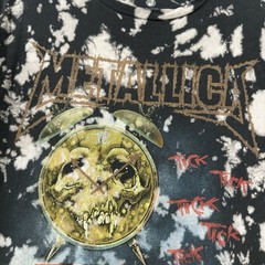 Metallica Life In Pain Bleach Wash Black Size MD