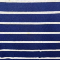 Polo Ralph Lauren Shirt Mens Large Blue White Stripe Custom Slim Fit Crewneck