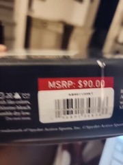 SPYDER Men’s 5-Pack 100% Soft Cotton Crew Neck White T-Shirts NWT $90 NIB