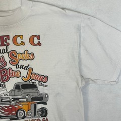 Vintage 1995 Bobby Socks and Blue Jeans Car Show T-Shirt Size XL Single Stitch
