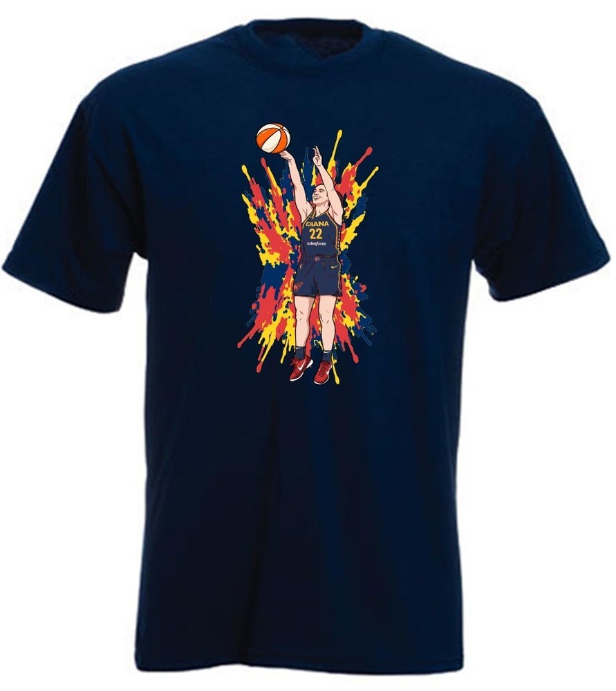 Caitlin Clark Spray Paint Fever Shirt T-Shirt Adult 3XL