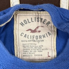 Hollister Mens Long Sleeve T-Shirt 2 Pack Blue Brown Malibu Laguna Graphic L