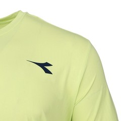 diadora Icon Crew Neck Short Sleeve Athletic T-Shirt Mens Green Casual Tops 1807