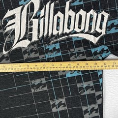 Billabong Shirt Men’s Large Grey Y2K Surf Skate Grunge Spell Out Tee
