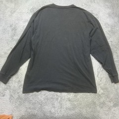 Carhartt Shirt Men’s L Black Original Fit Long Sleeve Pocket Grunge HOLES SPOTS