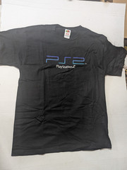 PlayStation 2 Shirt 2003/4 Print Fruit of the Loom Large