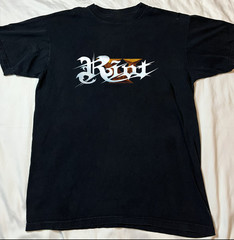 Riot V Logo Black Cotton Shirt Full size S-5XL Unisex CS609