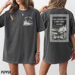 Custom Lake Trip Shirts Personalized Family Vacation Matching Tees