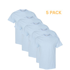 Gildan 5000 Blank T-Shirt 5 Pack Heavy Cotton Plain Tee S-5XL Bulk Wholesale