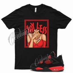 Black SHHH T Shirt for Air J1 4 Red Thunder Gym Varsity Iconic 1 14