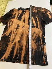 TRUE RELIGION Brown BUDDHA TIE DYE Short Sleeve Small Graphic Lounge T-shirt