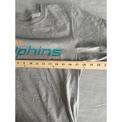 Nike Mens Miami Dolphins T-Shirt Size Small Gray Short Sleeve Football