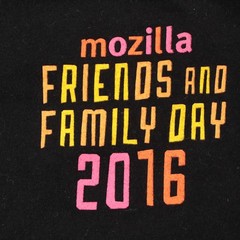 Mozilla Friends and Family Day 2016 t-shirt LARGE american apparel firefox web