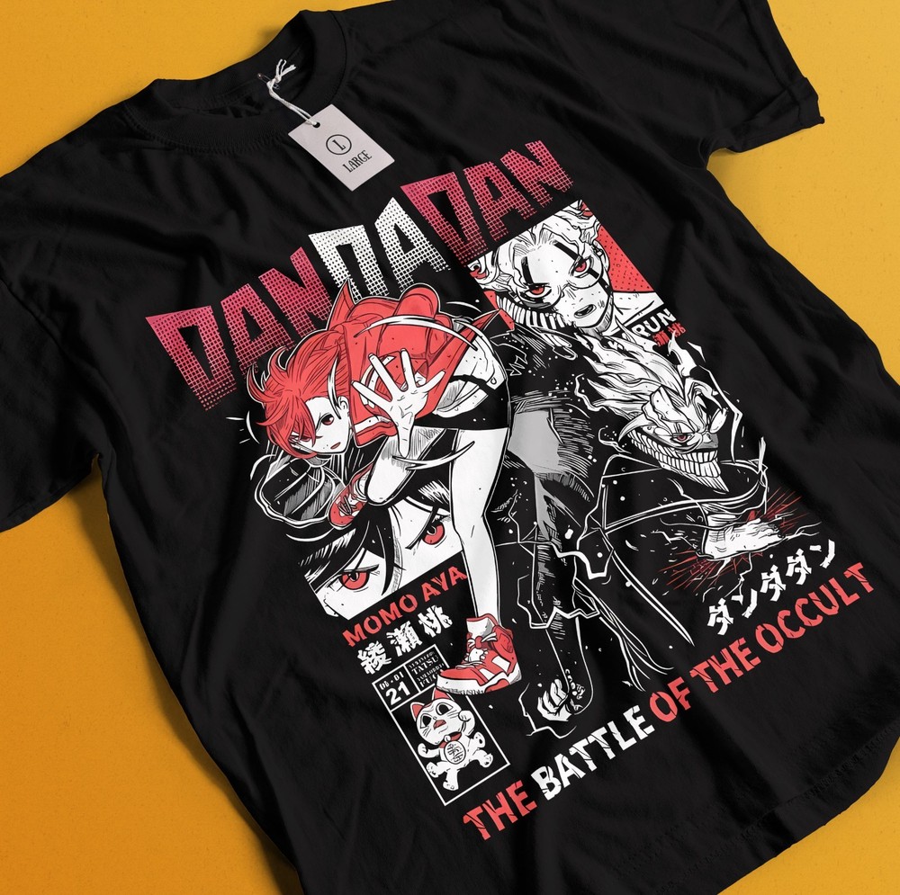 Dan Da Dan T-Shirt Okarun Shirt Momo Ayase Tshirt Ken Tee Turbo Jin Aira Seiko