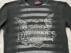 Ramones Long Sleeve T-Shirt Mens Small Black Punk Rock Band Tee