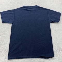 Vintage Cal Cru Charleston South Carolina Ribbed T-Shirt Navy Blue Mens Medium