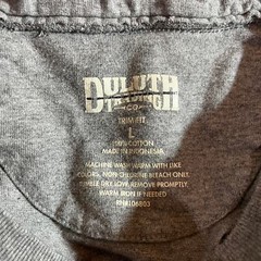 Duluth Trading Co. T-Shirt Mens Large Gray Short Sleeves Trim Fit Crew Neck Work