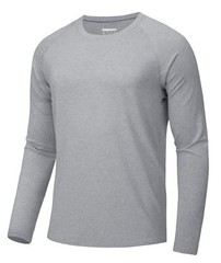 Men’s UPF50+ T-Shirts Long Sleeve Skin Protection Fishing Shirts Quick Dry Tops