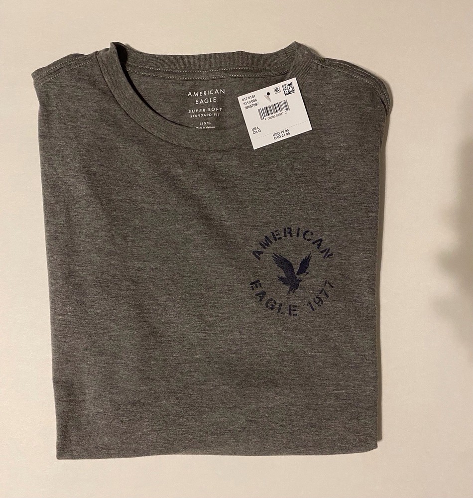 American Eagle Outfitters MENS Super Soft Standard Fit T-Shirt Size L