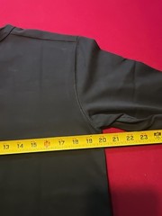BRONSON MFG Henley T Shirt Men’s Large Black Long Sleeve Heavyweight Casual EUC
