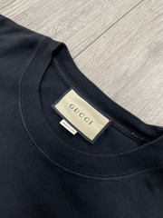 Gucci Original Logo Oversized Black T-shirt Size S