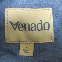 Venado Henley Shirt Mens Large Gray Long Sleeve Stretch Casual Comfort Layering
