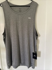 New RVCA Sport Active Tank Top Gym Running Street Style Men’s Shirt Size XXL