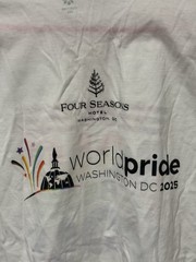 NEW Washington DC World Pride 2025 Four Seasons Hotel Promo Shirt NWT Rare