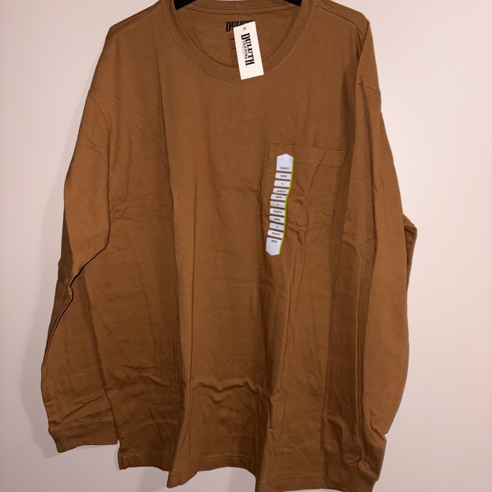 Duluth Trading Men’s Longtail T Long Sleeve T shirt Size: XL NEW!