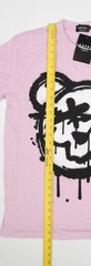 BoohooMAN Shirt Mens Small Purple Oversized Teddy Spray Graphic Tee T-Shirt