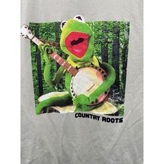 The Muppets KERMIT THE FROG Country Roots Banjo T-Shirt MENS Medium