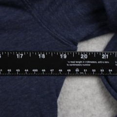 Vince Hoodie Shirt Mens Small Casual Lightweight Layered Lined Blue Long Sleeve