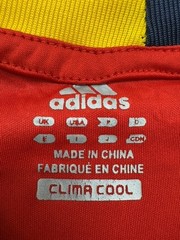 Adidas Men’s Red Soccer Jersey Climacool Short Sleeve Crew Neck