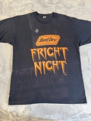 Vintage Screen Stars Best Bud Dry Fright Night Mens T-Shirt Sz XL Made In USA