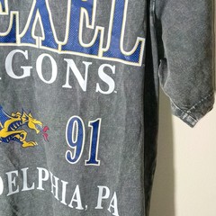 Gameday Couture Drexel Dragons Gray Graphic Logo Crew Neck T-Shirt Mens Size M