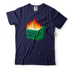 Funny T shirts, Dumpster Fire 2021, Humor 2021 Shirts, Funny 2021 Tee