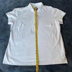 Adidas Climate Stretch Short Sleeve 1/4 Zip White Shirt XL
