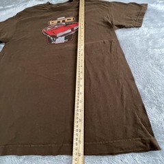 Vintage Pontiac GTO Brown Top Heavy Graphic T-Shirt Alstyle Apparel Size Large