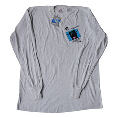 Vintage Wave Riding Vehicles Shirt Mens XL Surf Dog Graphic Long Sleeve USA 90s