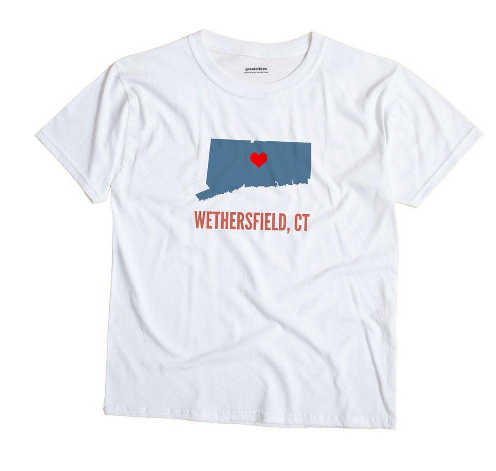 Wethersfield Connecticut CT T-Shirt HEART