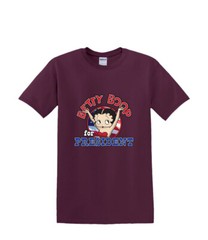 T-Shirt S to 2XL 3XL – BETTY BOOP -for PRESIDENT – Fun Humor Adult