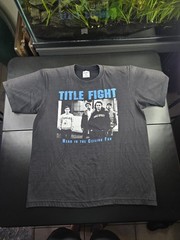 2010s Title Fight Head In The Ceiling Fan Band T-Shirt, Faded, Sz XL (23×28″)
