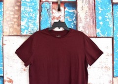 Men’s Goodfellow T-shirt Short Sleeve Crew Neck Lyndale Tee LARGE Burgundy
