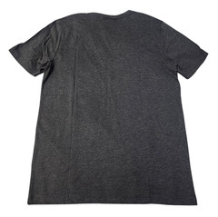 Puma Mens M Logo T-Shirt Dry Cell Tee Dark Heather Gray Short Sleeve Poly Cotton