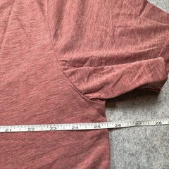Jachs Short Sleeve Henley Shirt Washed Red Signature Soft Touch Men’s 3XL NWT