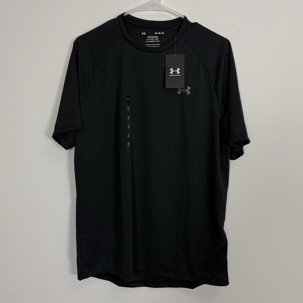 Under Armour The Tech 2.0 Short Sleeve T-Shirt Tee Mens Medium Black Loose NWT